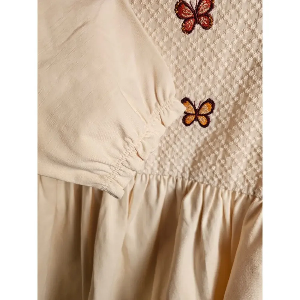 NWT Finding Foxtail Cotton Butterfly Fall Blouse